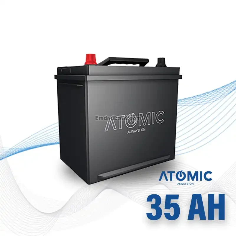 باتری 35 آمپر اتمیک سپاهان باتری