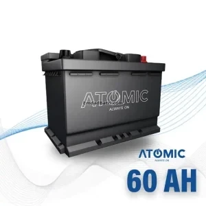 باتری 60 آمپر اتمیک سپاهان باتری