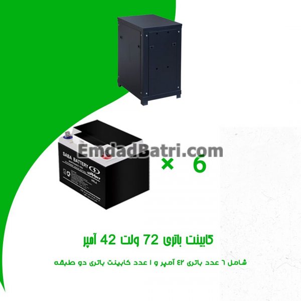 کابینت باتری 72 ولت 42 آمپر
