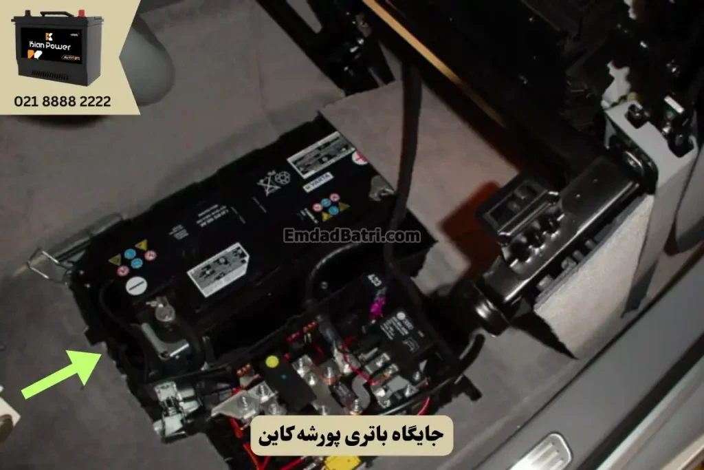 جایگاه باتری پورشه کاین