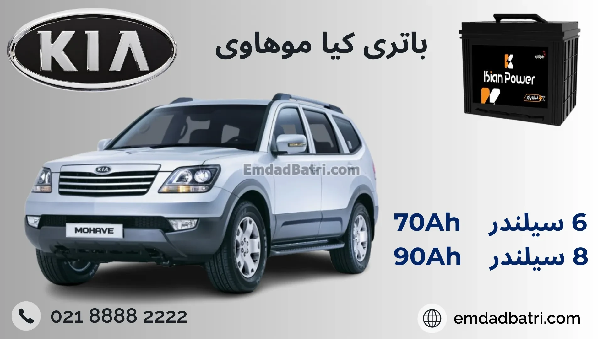 باتری کیا موهاوی