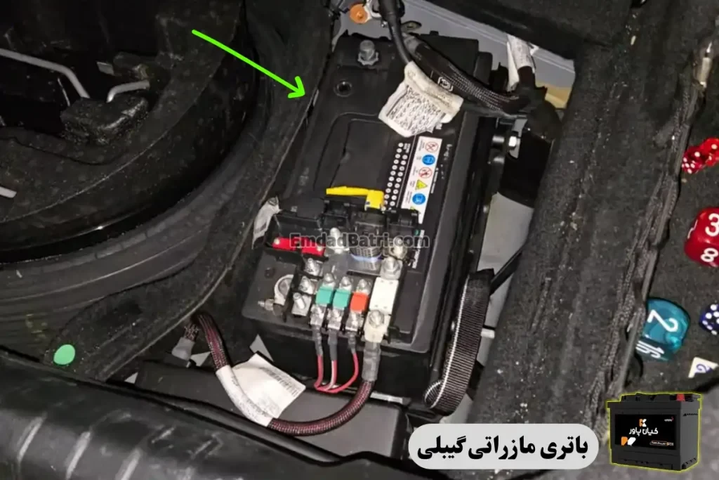 محل باتری مازراتی گیبلی