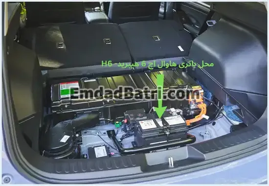 محل باتری هاوال H6 هیبرید